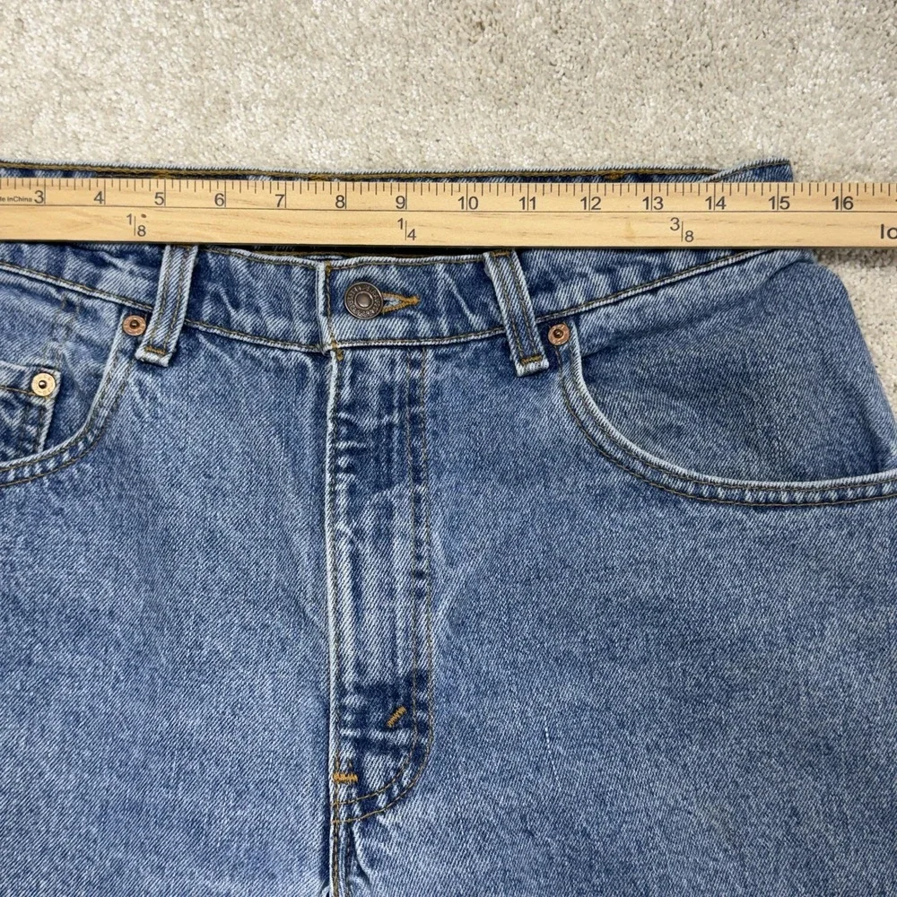 Vintage Levi's 560 Jeans Mens 33x30 Blue Denim Loose Fit Tapered Leg USA 90s - Picture 9 of 14
